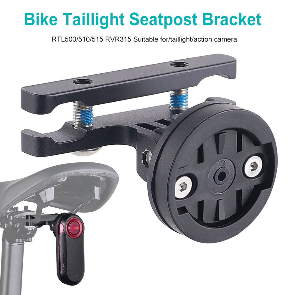 Cycling Gear Mount - Bike Taillight Seatpost Bracket Adjustable Angle