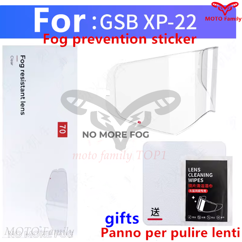 Cycling Gear And Equipment - GSB XP-22 Helmet Special Lens Anti-Fog