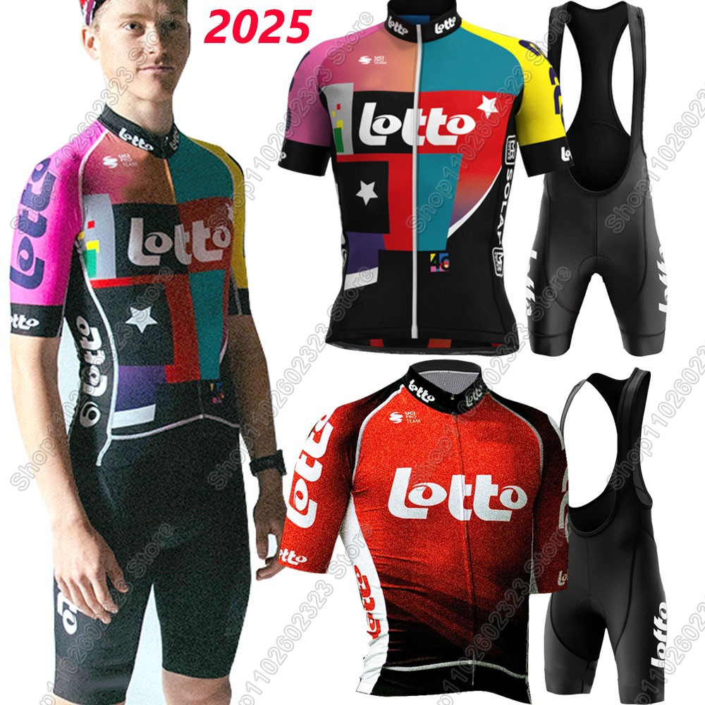 Cycling Gear Outfit - Lotto team 2025 cycling jersey set