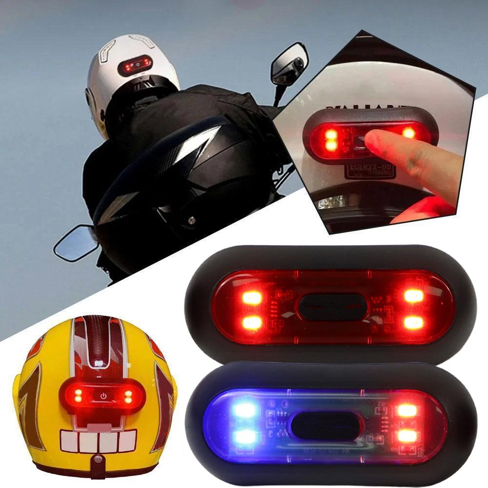 Cycling Gear And Accessories - Upgrade 4 Lamp Beads Bicycle Helmet