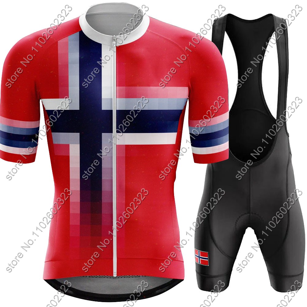 Cycling Gear Outfit - 2024 Norway Cycling Jersey National Team