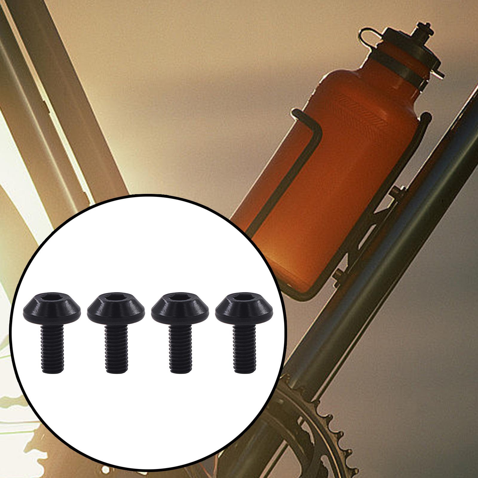 Xc Mtb Gear - 4Pcs Bicycle Water Bottle Cage Bolt