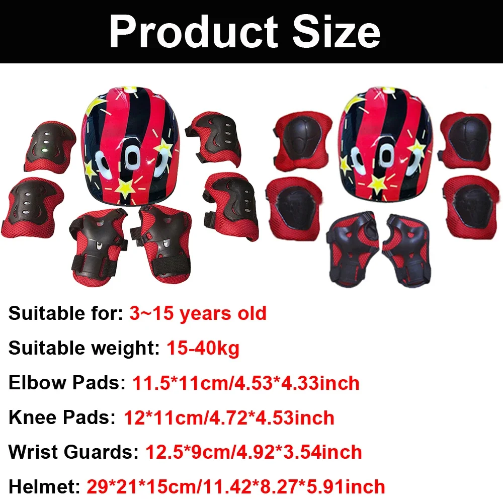 Adjustable Kids Helmet and Kne - огляд і ціна Cycling Protective Gear For Kids