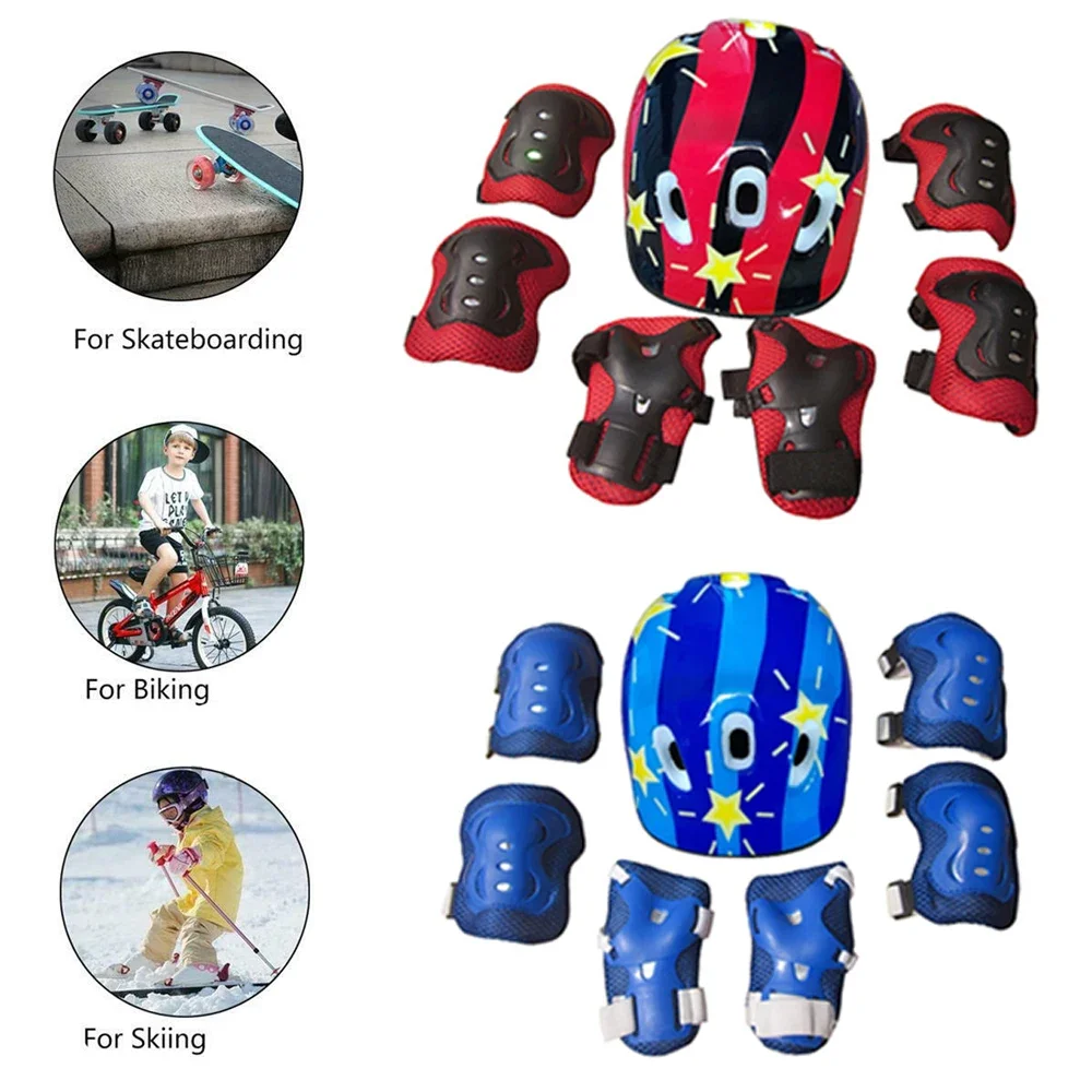 Adjustable Kids Helmet and Kne - огляд і ціна Cycling Protective Gear For Kids