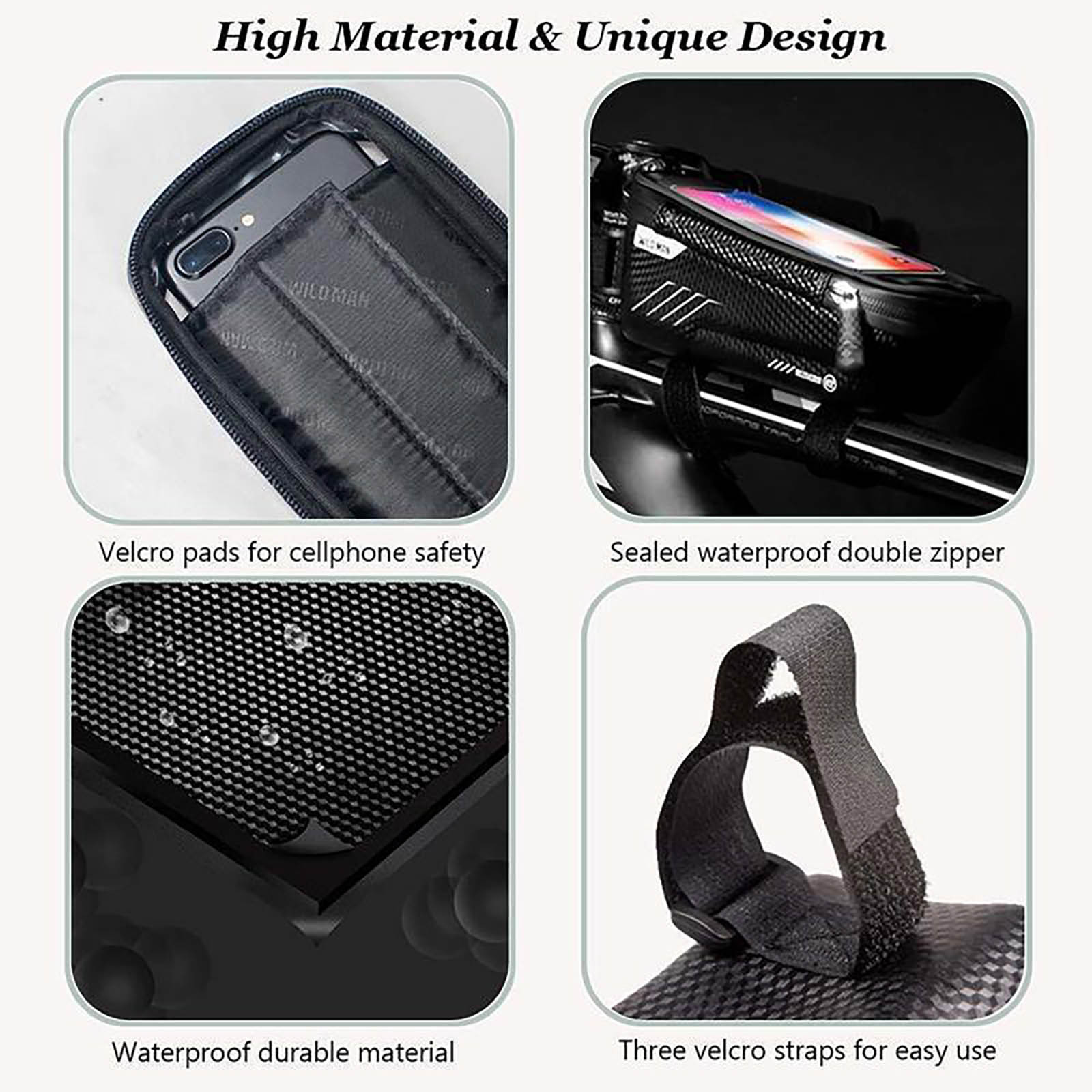 Waterproof Bicycle Phone Bag H - огляд і ціна Cycling Gear Duffle