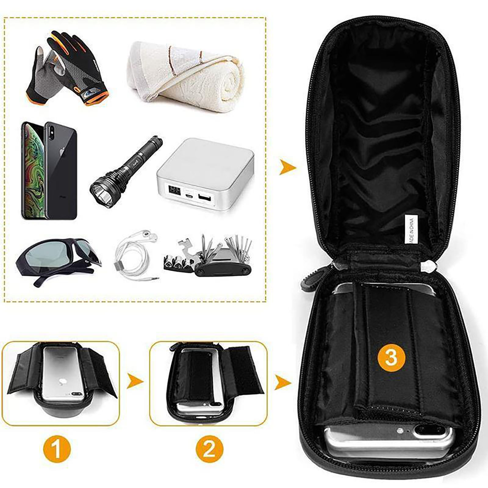 Waterproof Bicycle Phone Bag H - огляд і ціна Cycling Gear Duffle