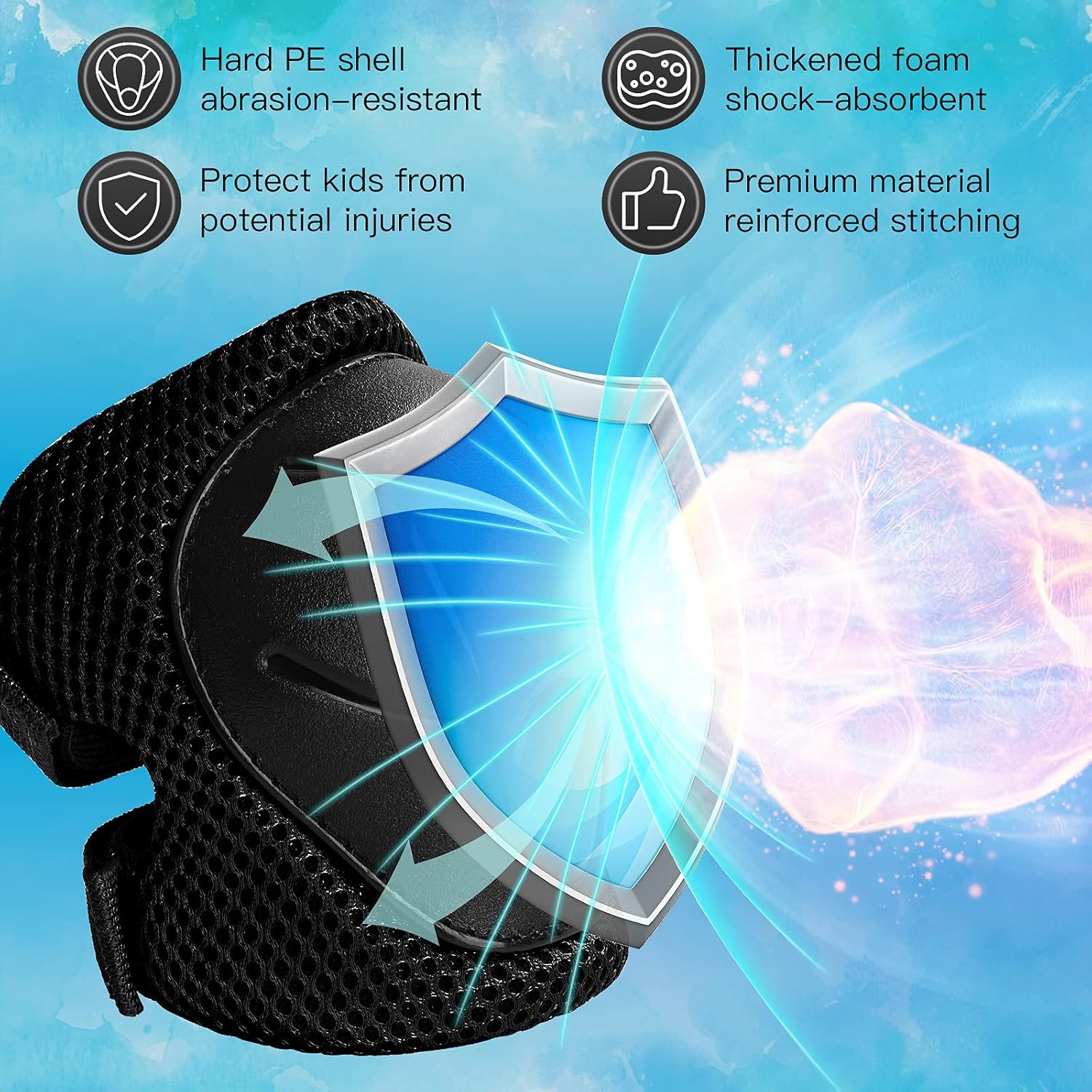 6PCS Kids Protective Gear Set  - огляд і ціна Cycling Protective Gear For Kids
