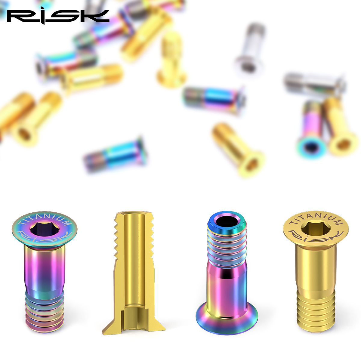 Risk 2pcs M5*14.2mm Bike Rear  - огляд і ціна Xc Mtb Gear
