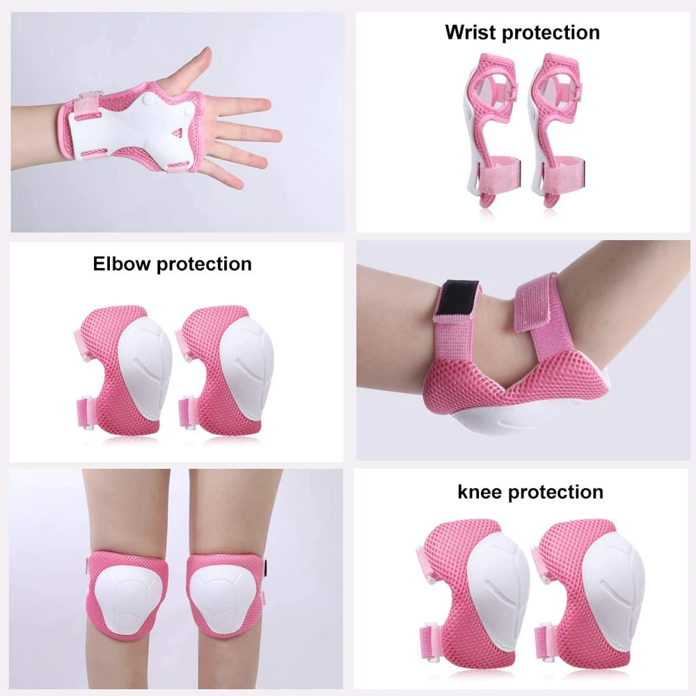 GOMOREON 6Pcs/Set Kids Knee Pa - огляд і ціна Cycling Protective Gear For Kids