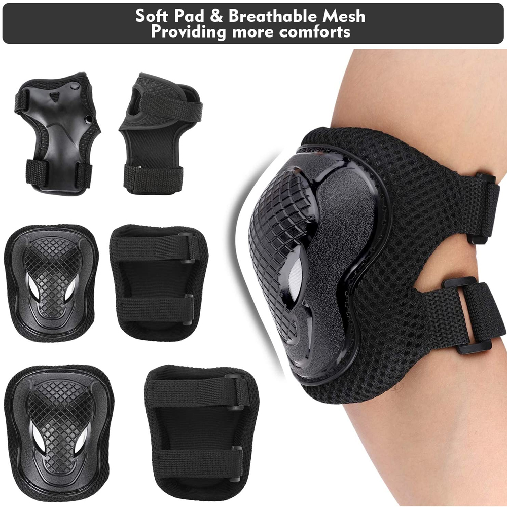 GOMOREON 6Pcs/Set Kids Safety  - огляд і ціна Cycling Protective Gear For Kids