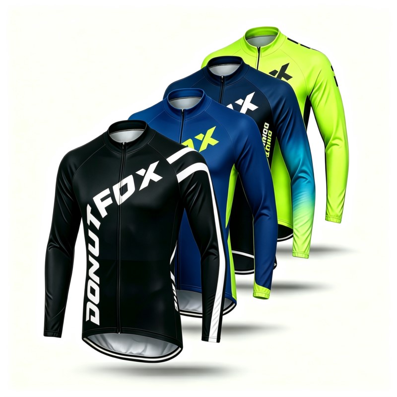 Men Long Sleeve MTB Jersey & C - огляд і ціна Cycling Gear Outfit