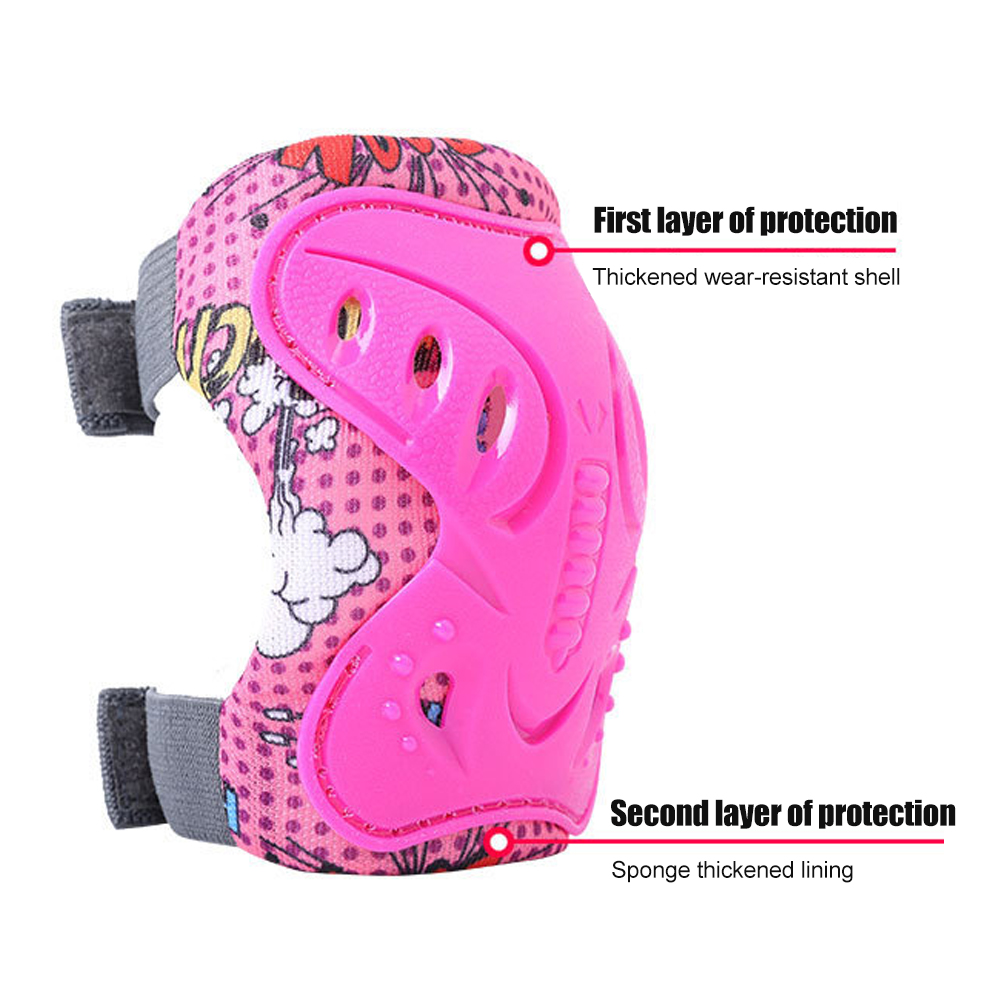 6Pcs Kids 3-12 Years Knee Elbo - огляд і ціна Cycling Protective Gear For Kids